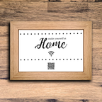 "make yourself at home" photo frame
