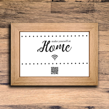 Load image into Gallery viewer, &quot;make yourself at home&quot; photo frame