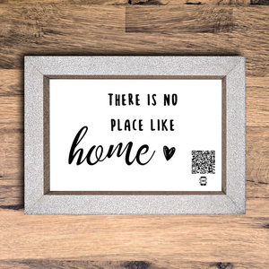 "there is no place like home" photo frame