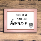 "there is no place like home" photo frame