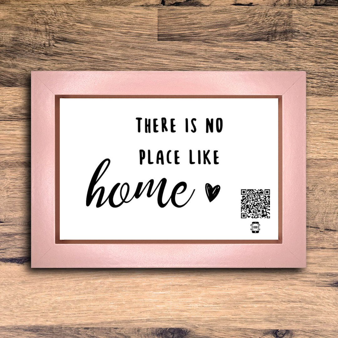 "there is no place like home" photo frame