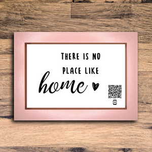 "there is no place like home" photo frame