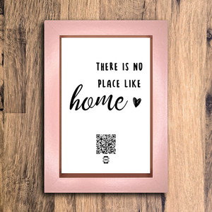 "there is no place like home" photo frame