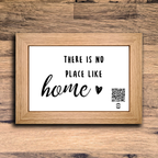 "there is no place like home" photo frame