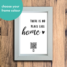 Load image into Gallery viewer, &quot;there is no place like home&quot; photo frame