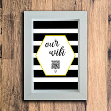 Load image into Gallery viewer, &quot;Our WiFi&quot; Photo Frame | White | Portait