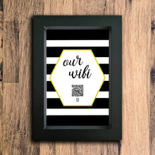 Load image into Gallery viewer, &quot;Our WiFi&quot; Photo Frame | Black | Landscape