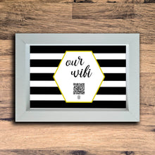 Load image into Gallery viewer, &quot;Our WiFi&quot; Photo Frame | White | Landscape