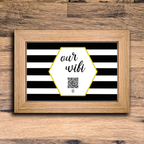 "our wifi" photo frame