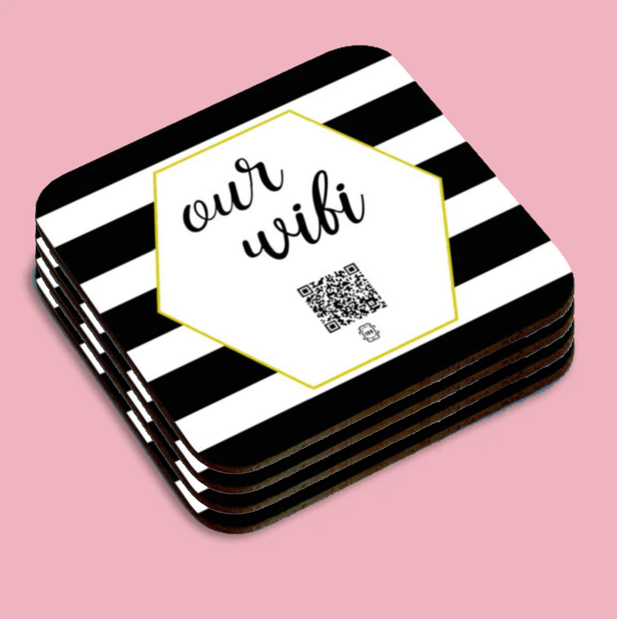 "our wifi" coaster