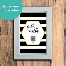 Load image into Gallery viewer, &quot;our wifi&quot; photo frame