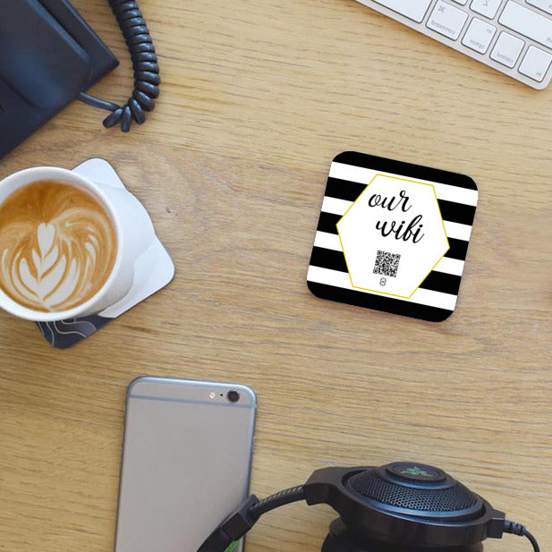 "our wifi" coaster