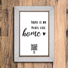Load image into Gallery viewer, &quot;there is no place like home&quot; photo frame