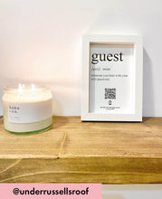 Load image into Gallery viewer, &quot;guest definition&quot; photo frame