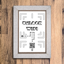Load image into Gallery viewer, &quot;unlock wifi&quot; photo frame