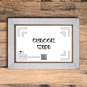 "unlock wifi" photo frame