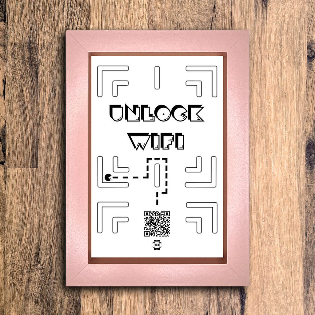 "unlock wifi" photo frame