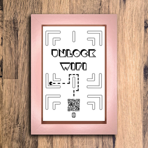 "unlock wifi" photo frame