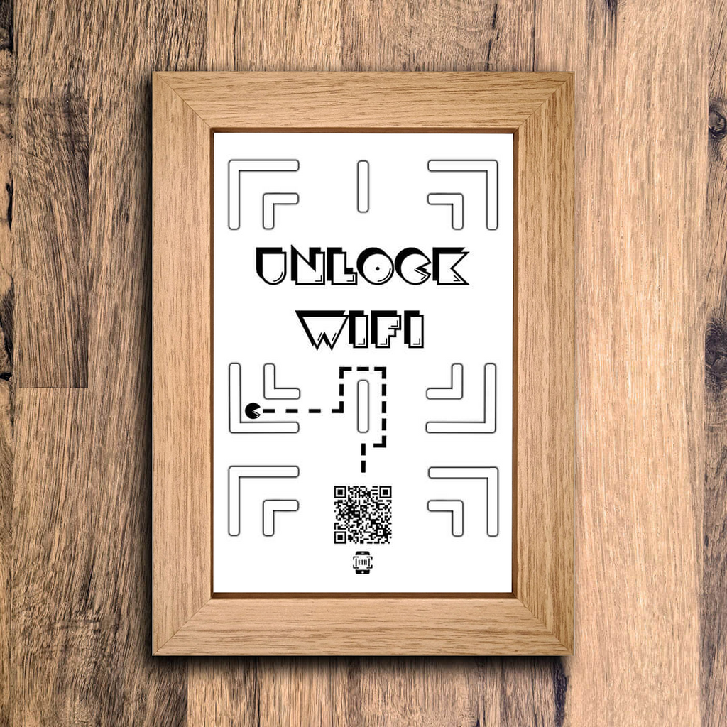 "unlock wifi" photo frame