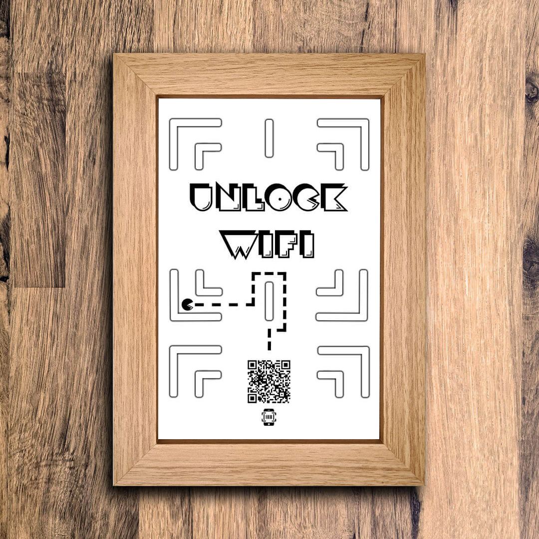 "unlock wifi" photo frame