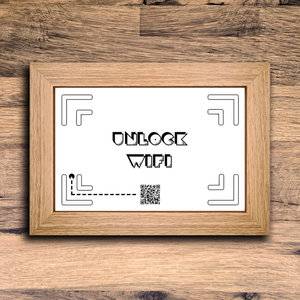 "unlock wifi" photo frame