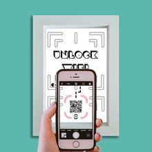 Load image into Gallery viewer, &quot;unlock wifi&quot; photo frame