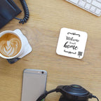 "welcome to our home" coaster