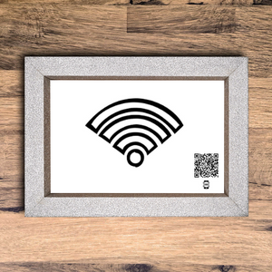 "wifi symbol" photo frame