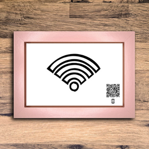 "wifi symbol" photo frame