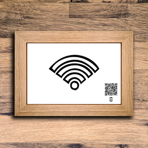 "wifi symbol" photo frame
