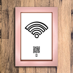 "wifi symbol" photo frame