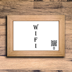 "wifi vertical" photo frame