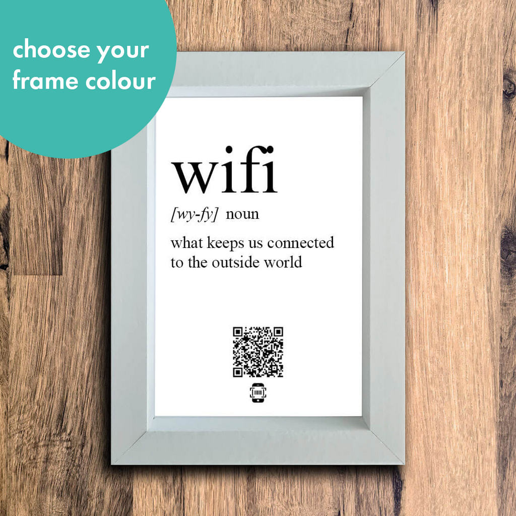 "wifi definition" photo frame