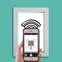 Load image into Gallery viewer, &quot;wifi symbol&quot; photo frame