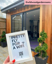 Load image into Gallery viewer, &quot;pretty fly for a wifi&quot; photo frame